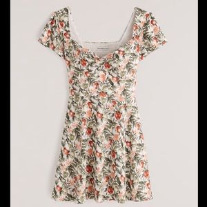 Abercrombie Floral Fit & Flare Dress